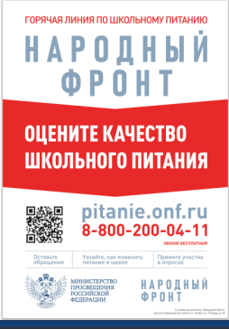 Оцените качество школьного питания